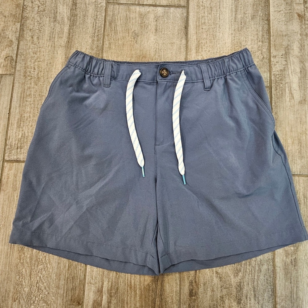 Chubbies Everywear Shorts Mens L Blue Gray 6" Stretch Hybrid Performance Preppy